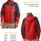 MAGCOMSEN Men's Hooded Windproof Water Resistant Rain Jacket Windbreaker 5 Pockets for Hiking,Fishing,Travel