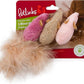 Petlinks (3 Count) 3 Blind Mice Catnip Cat Toys - Randomly Selected Color, 3 Count