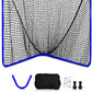 Velocity - Lacrosse Goal - Portable Steel Frame with Black Net, Perfect for Youth and Adult Training, Backyard Design