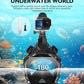 VGKE Full Face Snorkel Mask for Adults, 180 Degree HD Panoramic View Snorkeling Gear with Waterproof Phone Pouch, Anti-Leak & Anti-Fog, Breathe Freely Suitable for Men/Women