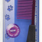 Resco Professional Anti-Static Dog, Cat, Pet Comb for Grooming, Steel Pins, Medium Tooth Spacing, Candy Red