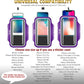 TRIBE Water Resistant Cell Phone Armband Case Running Holder for iPhone Pro Max Plus Mini SE (13/12/11/X/XS/XR/8/7/6/5) Galaxy S Ultra Plus Edge Note (21/20/10/9/8/7/6/5) Adjustable Strap & Key Pocket