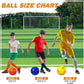 Deflated Soccer Balls with Pump Bulk Outdoor and Indoor Training Practice Soccer Ball Machine Stitched for Sports Birthday Gift Party Supplies