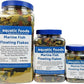 Aquatic Foods Inc. Marine Fish Flakes of Red & Green Algae, Seaweed for Tangs, Butterflies, Angelfish, Anthias, Clown Fish, Damsels Also Pellet Mix, Wafer Mix Included… AFI 6oz Jar