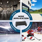 Hikeen 7-Sections Hockey Training Equipment,Magnetic Adjustable Size Hockey Stick Handling Trainer,Portable Stickhandling Training Tool for Puck Control, Reaction Time and Coordination