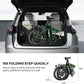 Foldable Electric Bike for Adults, 30+MPH, 48V 20Ah Removable Battery up to 80Miles, 20" Fat Tire Peak 1000W Motor Dirt Ebike Adult Electric Bicycle for City Commute Beach Mountain Adventurous E Bike