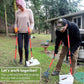 Larger Heavy Duty Pooper Scooper for Dogs-Rake, Spade,Tray Set with Long Handle,No Bend Down Easy Cleanup,Great for Yard Grass Gravel Dirt,Use for Large Small and Multi Dogs