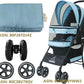 ROODO Pet Stroller Inner Pad for Exclusive Use,Original,Replaceable,Easy to Clean,Set of 3 pc(Sky Blue)