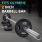 Olympic Cast Iron 2-Inch Weight Plates for Strength Training & Weightlifting, 255 Pounds Set, Multiple Packages