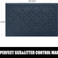 Yimobra Cat Litter Mat, 24"x20" Litter Mat with Litter Lock Mesh, Soft Cat Litter Mat Litter Trapping Mat, Easy to Clean, Non-Slip, Water Resistant, Litter Free Floors, Dark Blue
