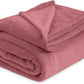 Bedsure Fleece Bed Blankets Queen Size Rose Pink - Soft Lightweight Plush Fuzzy Cozy Luxury Blanket Microfiber, 90x90 inches