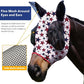 Harrison Howard Super Comfort Stretchy Fly Mask Large Eye Space with UV Protection Soft on Skin with Breathability Dream Star M Cob