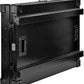Heavy Duty Fully Collapsible Powder-Coated Aluminum Dog Crate - Large (Black)