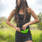 SPIbelt Running Belt for Women Men, Phone Holder for Running, Running Fanny Pack, Holder for Phone, Running Waist Pack, Adjustable Waist, [Fits All Phones]. Cloudy Grey with Black Zipper