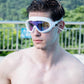 Adult Swimming Goggles,Leak-Proof,Anti-Fog Pool Glasses,Wide View Swim Goggles with Ear Plugs and Nose Clip