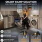KANIS Professional Dog Washing Station - 304 Stainless Steel Pet Wash Sink & Grooming Bath Tub for Home with Ramp, Shower, Floor Grate, Storage Drawer, Faucet, Drain Kit for Large, Medium & Small Pets