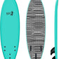 Rock-It 6' Albert Performance Fish Soft Top Surfboard Surf Board, Foam Surfboard, Kids Surfboard, Adult Surfboard, Tabla De Surf, Beginner Surfboard