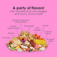 Kaytee Fiesta Big Bites Small Parrot & Conure Food, Nutritious and Fun Blend, Supports Skin, Feather, Digestion, Brain and Heart Health, 4 pounds