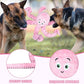 Dog Squeaky Toys Octopus - Tough Plush Large Medium & Small Dog Toys - Stuffed Animals Puppy Toys (Octopus Pink)