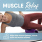MICRODRY Deluxe Fitness Foam Back Roller for Muscle Relief, Roller for Yoga, Stretching, Deep Tissue Firm Massage & Trigger Point Release, Exercise Workout at Home or Gym, 13x5.3, Purple