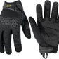 HANDLANDY Mens Work Gloves Touch screen, Utility Mechanic Gloves, Flexible Breathable Fit- Padded Knuckles & Palm