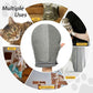 HEYWEAN Double Sided Pet Hair Removal Gloves Brush Reusable Dog Cat Electrostatic Hair Remover with Silicone Brush for Bathing Grooming Glove Tool 1 Pcs (PetHair-R1)