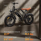 Electric Bike for Adults,Peak 1000W/1500W Motor,20/28MPH 55-150Mile ebikes for Adults with 10.4AH/13AH/26AH Battery,20" Fat Tire Electric Dirt Bike Commuting Off Road Ebike, UL2849