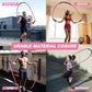 HPYGN Jump Rope, Weighted Jump Rope for Men women, 2.8lb 3.8lb 5lb Heavy Skipping Rope for Exercise, Adult Jumpropes for Home Workout, Improve Strength and Building Muscle,Total Body Workout Equipment
