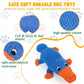 Vitscan Squeaky Dog Toys for Aggressive Chewers Large Breed, Large Dog Toys for Big Dogs, Stuffed Platypus Tough Plush Dog Toy,Interactive Dog Chew Toy/Puppy Chew Toys/Pet Toys for Small Dogs