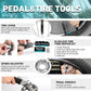 DURATECH 41 Pieces Bike Repair Tools, Complete Bike Tools Kit with Storage Box, Mountain Bike Maintenance Tools, for Mountain, Road, and Park Bicycle with Chain Riveter, Tire Levers, Crank Puller
