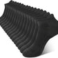 BAMBOO COOL Men's Ankle Socks Athletic Cushioned Moisture Wicking, Running Socks Arch Support Breathable, Heel Tab 8 Pack