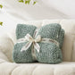 Snuggle Sac Green Blanket Twin Size Bedding Blankets, Super Soft Warm Cozy Knit Blankets for Sofa, Bed, Living Room, Heather Green, 60x80 inches,