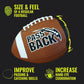 Passback Official Composite Football, Ages 14+, High School Training Football, (Ships Deflated)