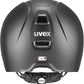 uvex perfexxion II Horse Riding Helmet for Women & Men, Black - Adjustable & Excellent Ventilated Helmet