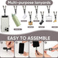 Cell Phone Strap Adjustable Wrist Strap Crossbody Cellphone Holder Extra Long Phone Lanyard Wrist Lanyard (Khaki)