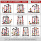 Power Rack Power Cages Multi-Function Squat Rack with Cable Crossover System Selectable More Training Attachment Weight Cage for Garage Home Gym