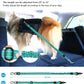 AUBELL Dog Seat Belt for Car,Updated 3-in-1 Adjustable Reflective Bungee Heavy Duty Dog Car Harness Tether with Clip Hook Latch & Buckle,Swivel Zinc Alloy Carabiner,Teal
