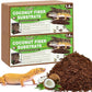 Halatool 2Pack Leopard Gecko Substrate Natural Coconut Fiber Substrate for Reptiles Premium Coco Husk Terrarium Bedding for Tortoise Habitat Snake Lizard Hermit Crab Tarantula Enclosure Worm Bin Frog