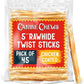 Canine Chews 5" Chicken Coated Sticks - Pack of 45 USA-Sourced Rawhide Dog Treats - Protein-Dense Wrapped Chews With 100% Real Chicken Coating