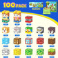 Magnetic Blocks with Forest Animals, Magnetic Building Blocks Magnet Cube Toys Stacking, Build Forest World Set, STEM Montessori Sensory Toys for Kids Boys Girls Age 3 4 5 6 7 8 9 10 Gifts