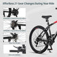 AVASTA Earth 26 27.5 inch Mountain Bike with 21-Speed，Aluminum Frame, Dual Disc Brake, Comfortable Saddle,Multiple Colors