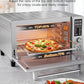 Nuwave Bravo Pro Smart 21QT Toaster Oven Air Fryer Combo, Convection Oven Countertop, 10 functions all in 1, with even & quick crisp technology, 50-450°F, 1800W, Stainless Steel