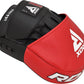 RDX Boxing Pads Focus Mitts, Maya Hide Leather Curved Hook and Jab Target Hand Pads, Great for MMA, Kickboxing, Martial Arts, Muay Thai, Karate Training, Padded Punching, Coaching Strike Shield