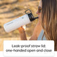 ThermoFlask 24 oz Double Wall Vacuum Insulated Stainless Steel 2-Pack of Water Bottles, Black/Malachite