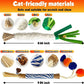 Catnip 6PCS Chew Stick with Wrapped Cotton Rope – Natural Dental Care Cat Toy for Teeth Cleaning & Gum Health, Satisfies Chewing Instincts, Safe & Long-Lasting Kitten Teething Toy
