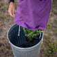 Roo Gardening Apron with Pockets & Harvesting, Picking Pouch - Adjustable, Water-resistant, Washable Canvas Cotton