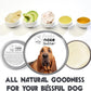 The Blissful Dog Bloodhound Nose Butter for Dry, Cracked Skin, Lick-Safe Dog Nose Balm with Moisturizing Shea Butter, Almond, Olive, and Essential Oils, Pet Supplies, Uncented, 1 oz.