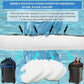 8 Pack Upgraded Filter Pads for AMOSIJOY Aquarium Canister Filter; White Floss, Removing Ammonia and Phosphate, and Activated Carbon Sponge Bio Pads, Compatible with PONDFORSE 172/225/265GPH Canister