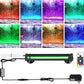 Submersible Bubble Aquarium Light：RGB Aquarium Light with Remote Control Oxygenator for Saltwater Coral Growth - 9 Inch Waterproof Fish Tank Light Designed for Aquarium Breeders