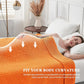 L'AGRATY Knitted Weighted Blanket - 50"x60" 7lbs Cooling Chunky Knit Heavy Blanket for Adults Braided Crochet Throw Thick Cable Yarn Knit Decorative No Beads Evenly Weighted Machine Washable